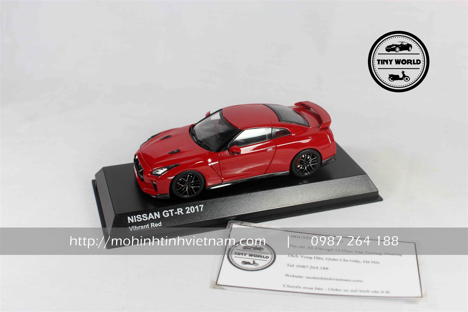 MÔ HÌNH Ô TÔ NISSAN GTR 2017 (ĐỎ) 1:43 KYOSHO