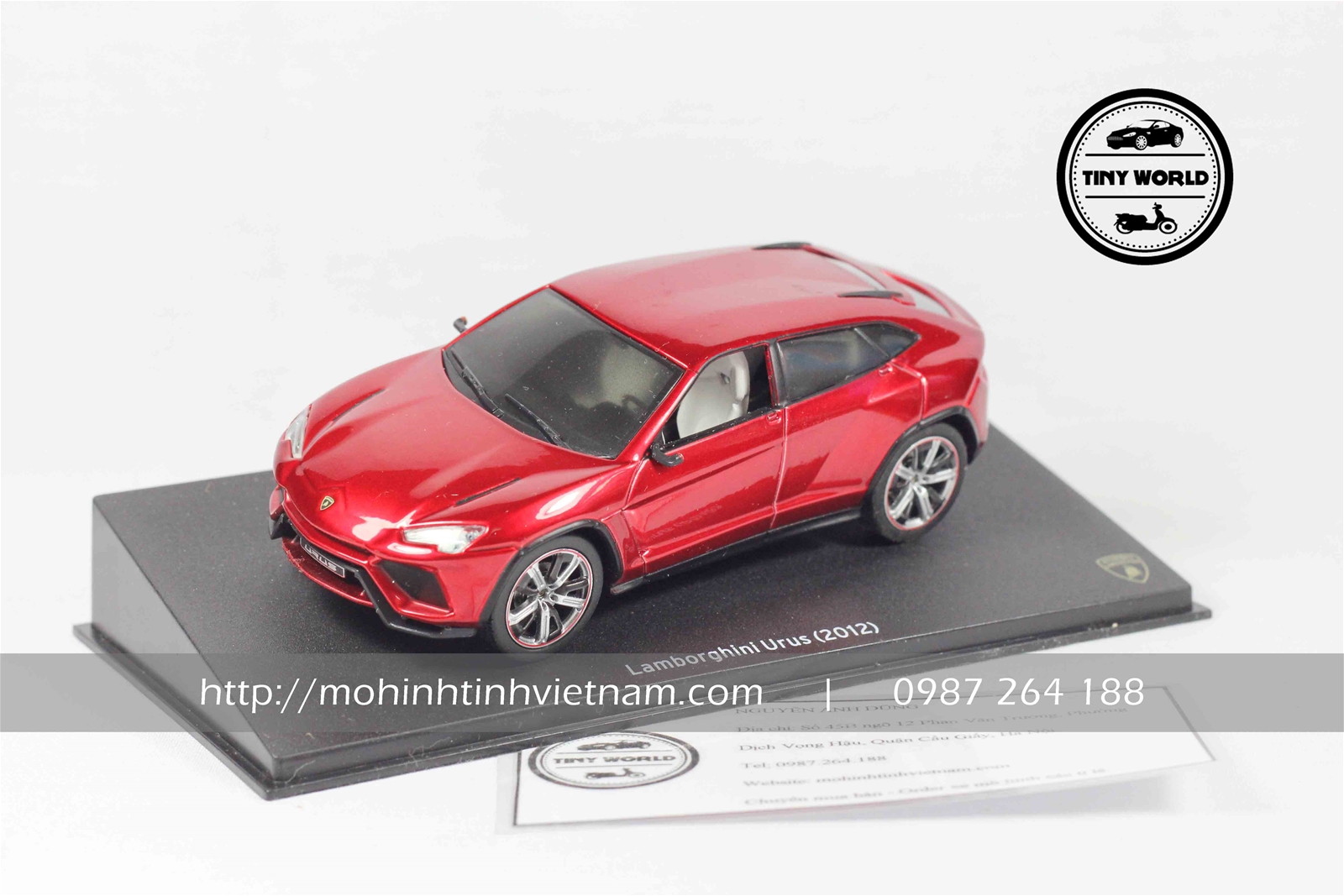 MÔ HÌNH Ô TÔ LAMBORGHINI URUS 2012 (ĐỎ) 1:43 IXO