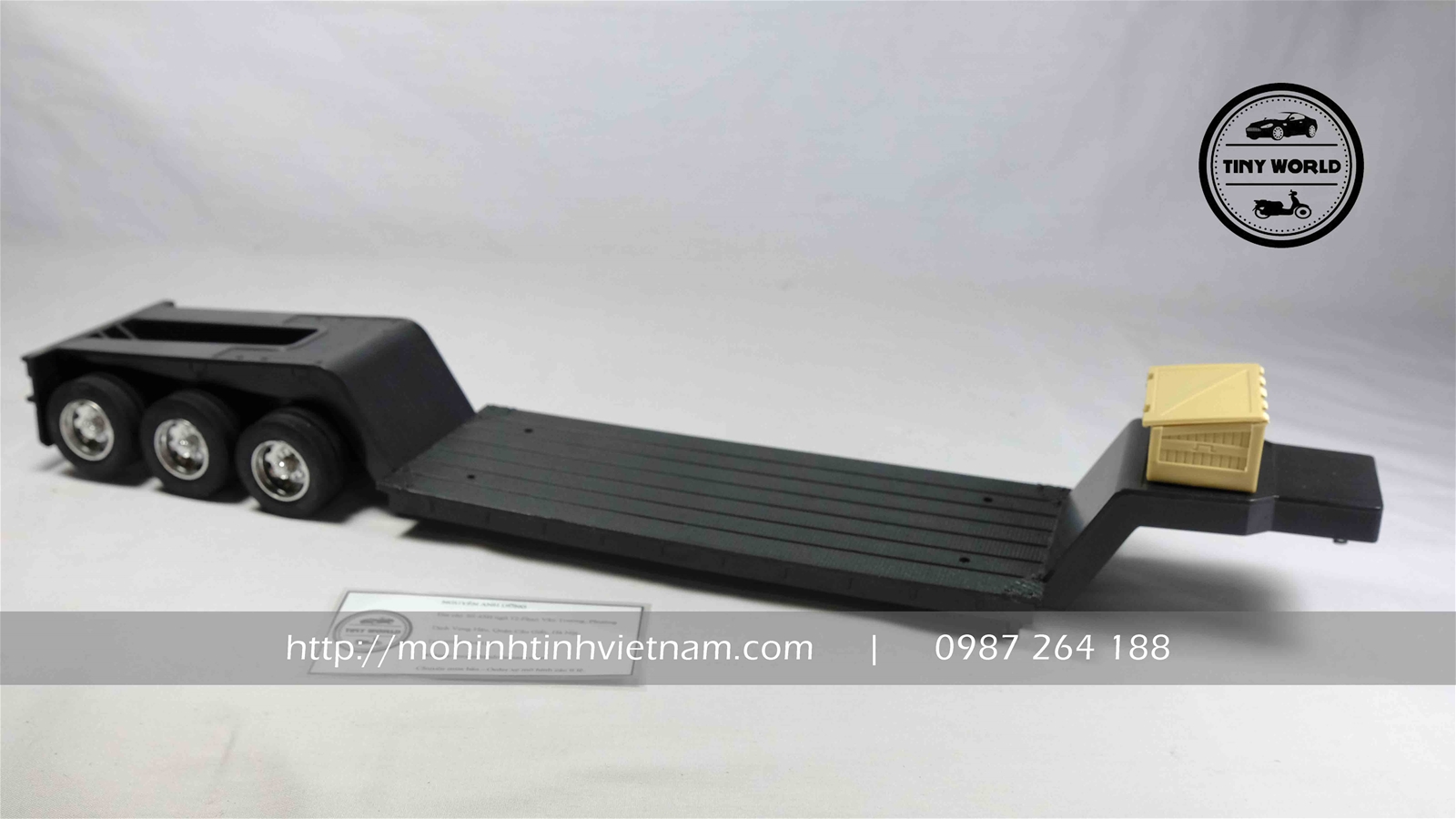 MÔ HÌNH TRAILER (ĐEN) 1:32 DIECAST MODEL
