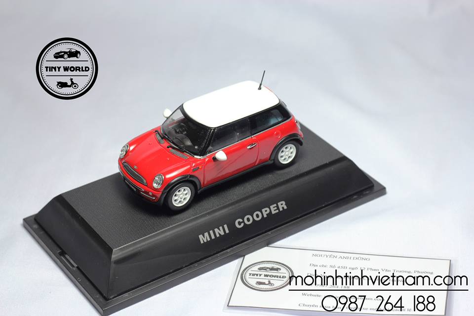 MÔ HÌNH Ô TÔ MINI COOPER (ĐỎ) 1:43 JADI