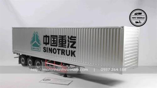 MÔ HÌNH THÙNG CONTAINER (XÁM) 1:24 DEALER