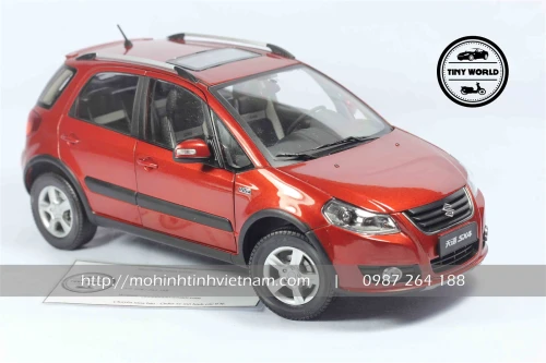 MÔ HÌNH Ô TÔ 1SUZUKI SX4 (ĐỎ) 1:18 DEALER