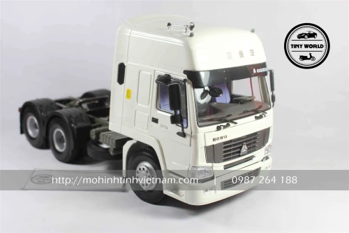 MÔ HÌNH ĐẦU KÉO HOWO 336 (TRẮNG) 1:24 DEALER