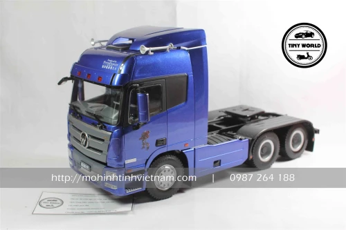 MÔ HÌNH ĐẦU KÉO FOTON AUMAN GTL (XANH) 1:24 DEALER