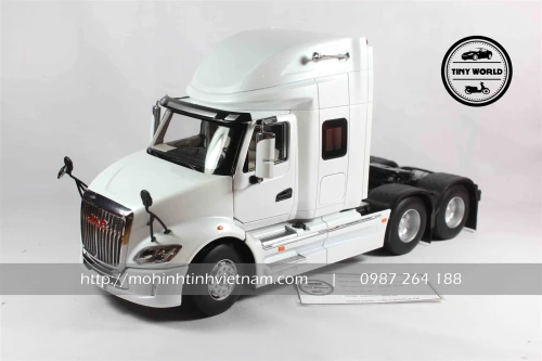 MÔ HÌNH ĐẦU KÉO JAC V7 (TRẮNG) 1:24 DEALER