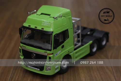 MÔ HÌNH ĐẦU KÉO FOTON AUMAN GTL LNG (XANH) 1:24 DEALER