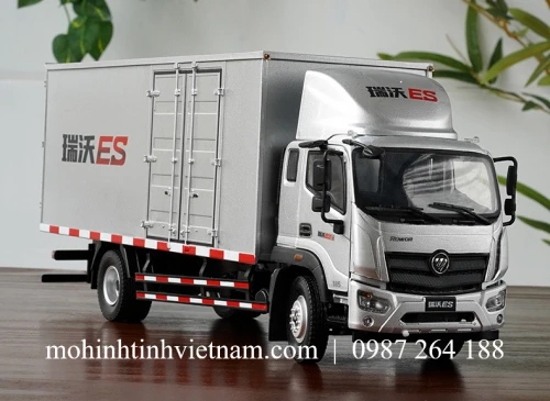 MÔ HÌNH XE TẢI FOTON ROWOR ES (BẠC) 1:32 DEALER