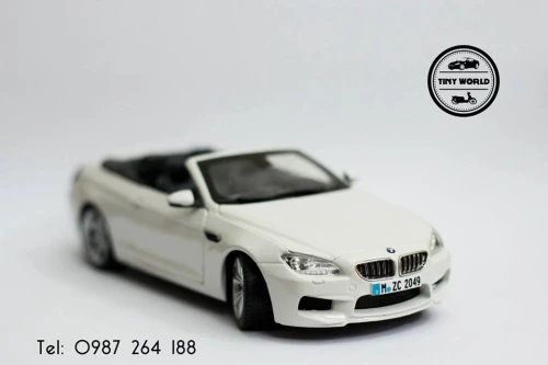 MÔ HÌNH Ô TÔ BMW M6 MUI TRẦN (TRẮNG) 1:24 JOYCITY