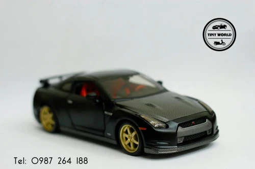 MÔ HÌNH Ô TÔ NISSAN GT-R (ĐEN SẦN) 1:24 MAISTO