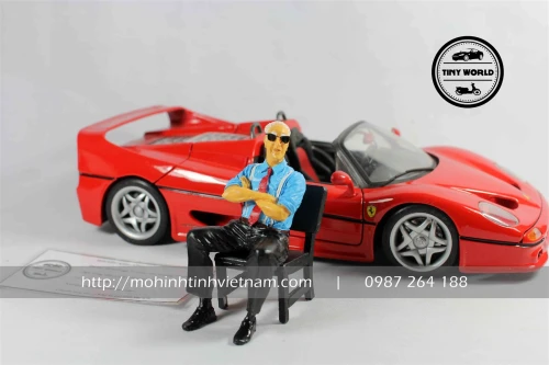 MÔ HÌNH FIGURE FERRARI ENZO (XANH) 1:18 DIECAST MODEL