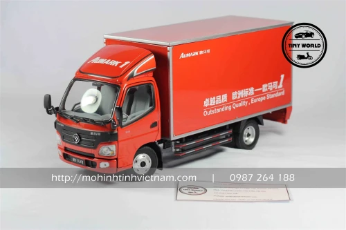 MÔ HÌNH XE TẢI FOTON AUMARK (ĐỎ) 1:24 DEALER