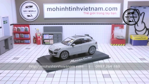MÔ HÌNH Ô TÔ PORSCHE MACAN TURBO (XÁM) 1:43 MINICHAMPS