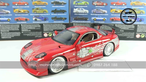 MÔ HÌNH Ô TÔ MAZDA RX-7 (ĐỎ) 1:24 JADA
