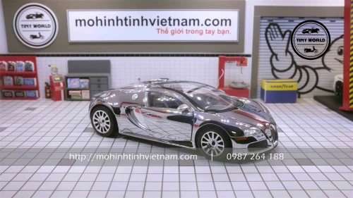 MÔ HÌNH Ô TÔ BUGATTI VEYRON (CROM) 1:24 SPEEDY