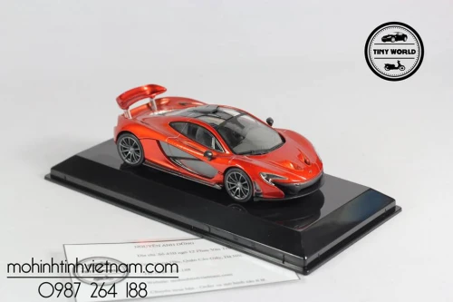 MÔ HÌNH Ô TÔ MCLAREN P1 2014 (ĐỎ) 1:43 LEO MODEL