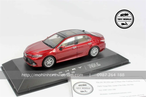 MÔ HÌNH Ô TÔ TOYOTA CAMRY 2019 (ĐỎ) 1:43 DEALER