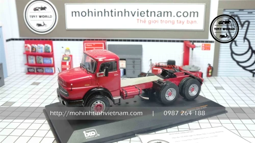 MÔ HÌNH ĐẦU KÉO MERCEDES-BENZ LK 2624 1979 (ĐỎ) 1:43 IXO