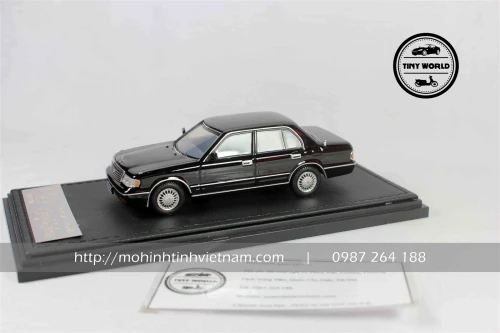 MÔ HÌNH Ô TÔ TOYOTA CROWN 1993 (ĐEN) 1:43 STC