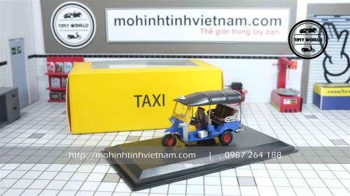MÔ HÌNH XE TUK TUK BANGKOK 1980 (XANH) 1:43 LEO