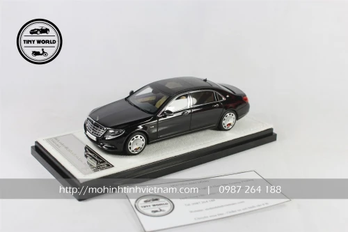 MÔ HÌNH Ô TÔ MERCEDES S600 MAYBACH 2016 (ĐEN) 1:43 ALMOST REAL