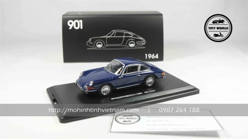 MÔ HÌNH Ô TÔ PORSCHE 911 901 1964 (XANH) 1:43 NUXIA