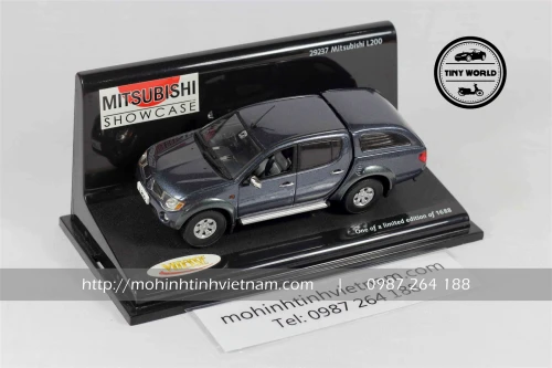 MÔ HÌNH Ô TÔ MITSUBISHI L200 (GHI) 1:43 VITESSE