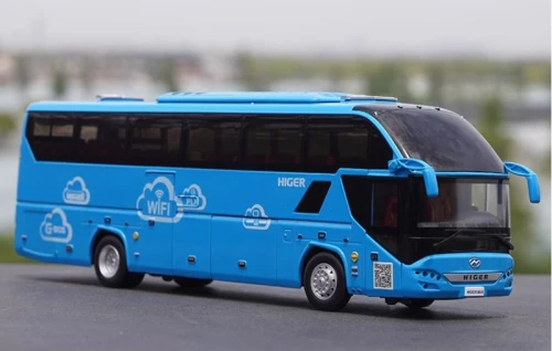 MÔ HÌNH XE BUS HIGER H92 (XANH) 1:42 DEALER