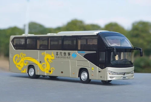 MÔ HÌNH XE BUS YUTONG 6128 (GOLD) 1:42 DEALER