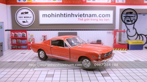 MÔ HÌNH Ô TÔ FORD MUSTANG 2+2 GT FASTBACK 1965 (ĐỎ) 1:24 M2