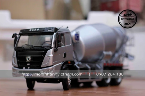 MÔ HÌNH XE TRỘN BÊ TÔNG (BẠC) 1:24 DEALER
