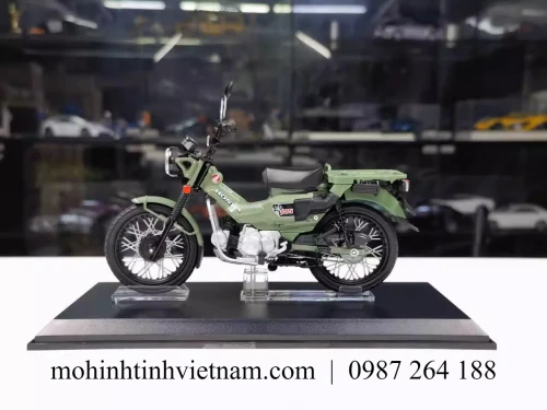 MÔ HÌNH XE MÁY HONDA CT125 (XANH) 1:12 DIECAST MOTORCYCLE