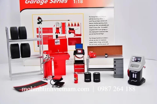 MÔ HÌNH GARAGE SERIES (ĐỎ) 1:18