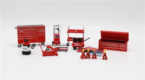 MÔ HÌNH GARAGE SERIES TOOLBOX (ĐỎ) 1:18