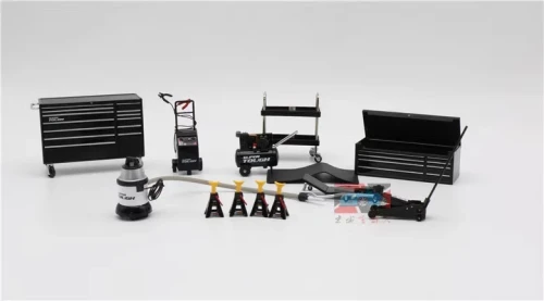 MÔ HÌNH GARAGE SERIES TOOLBOX (ĐEN) 1:18