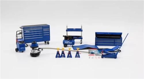MÔ HÌNH GARAGE SERIES TOOLBOX (XANH) 1:18