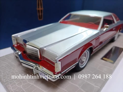 MÔ HÌNH Ô TÔ LINCOLN CONTINENTAL MARK V 1979 (ĐỎ) 1:18 AMC