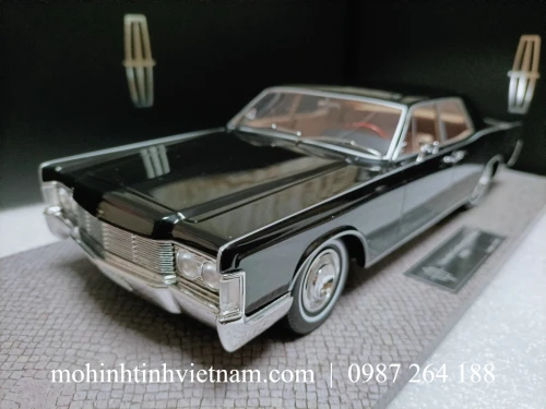 MÔ HÌNH Ô TÔ LINCOLN CONTINENTAL 4-DOOR SEDAN 1968 (ĐEN) 1:18 AMC