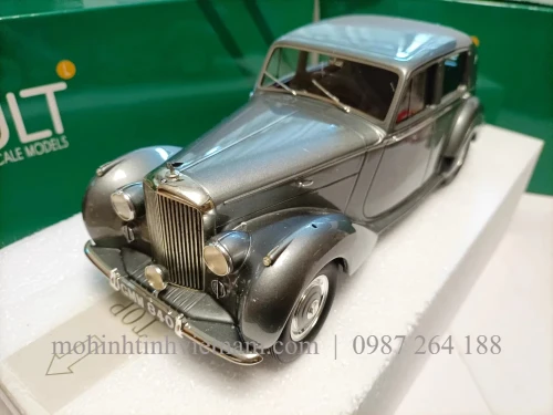 MÔ HÌNH Ô TÔ BENTLEY MK VI SALOON RHD 1950 (XÁM) 1:18 CULT