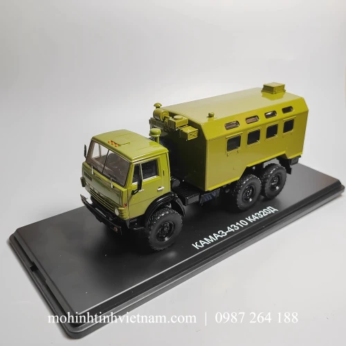 MÔ HÌNH Ô TÔ KAMAZ 4310 (XANH) 1:43 SSM