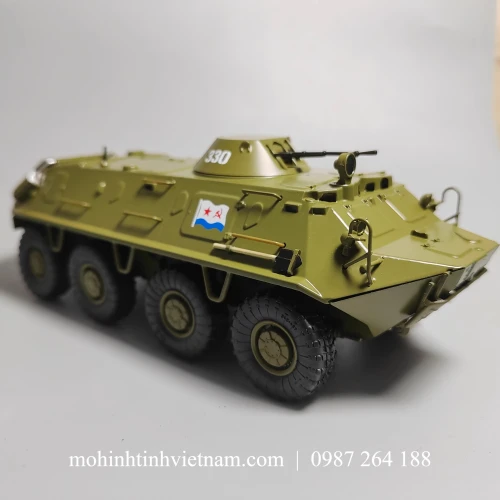 MÔ HÌNH XE BỌC THÉP BTR-60 (XANH) 1:43 MODIMIO