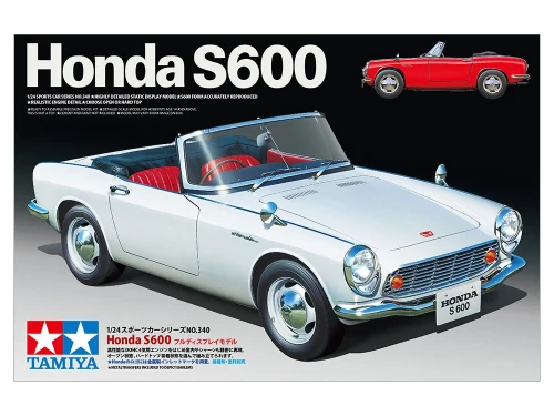 MÔ HÌNH Ô TÔ HONDA S600 ROADSTER (TRẮNG) 1:24 TAMIYA