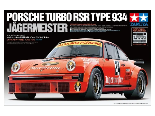 MÔ HÌNH Ô TÔ PORSCHE TURBO RSR TYPE 934 JAGERMEISTER (CAM) 1:24 TAMIYA