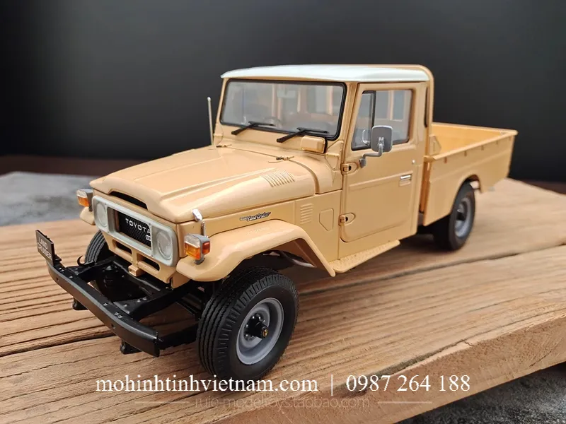 MÔ HÌNH Ô TÔ TOYOTA LAND CRUISER LC40 (VÀNG) 1:18 KYOSHO