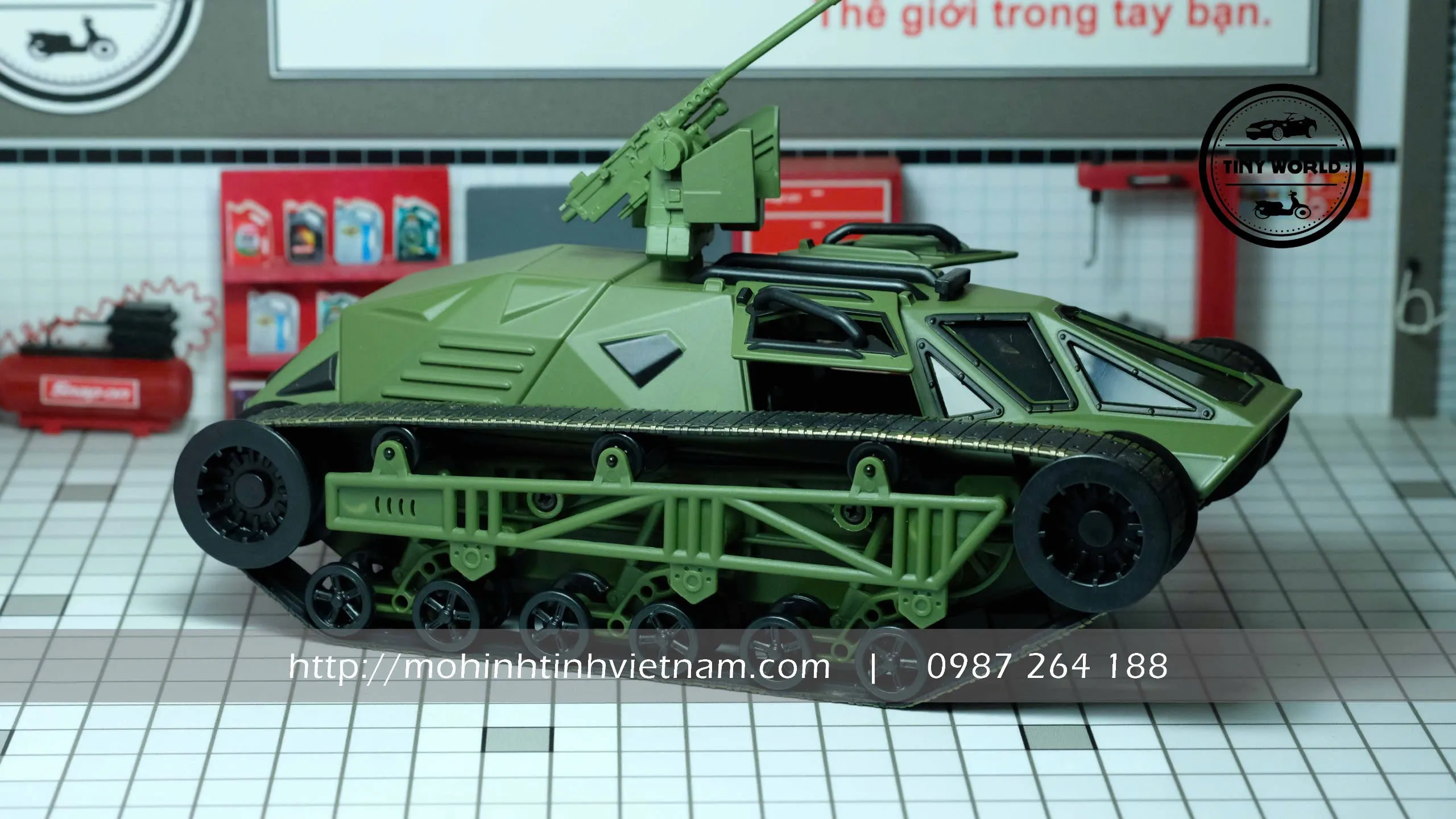 MÔ HÌNH Ô TÔ RIPSAW TANK (XANH) 1:24 JADA