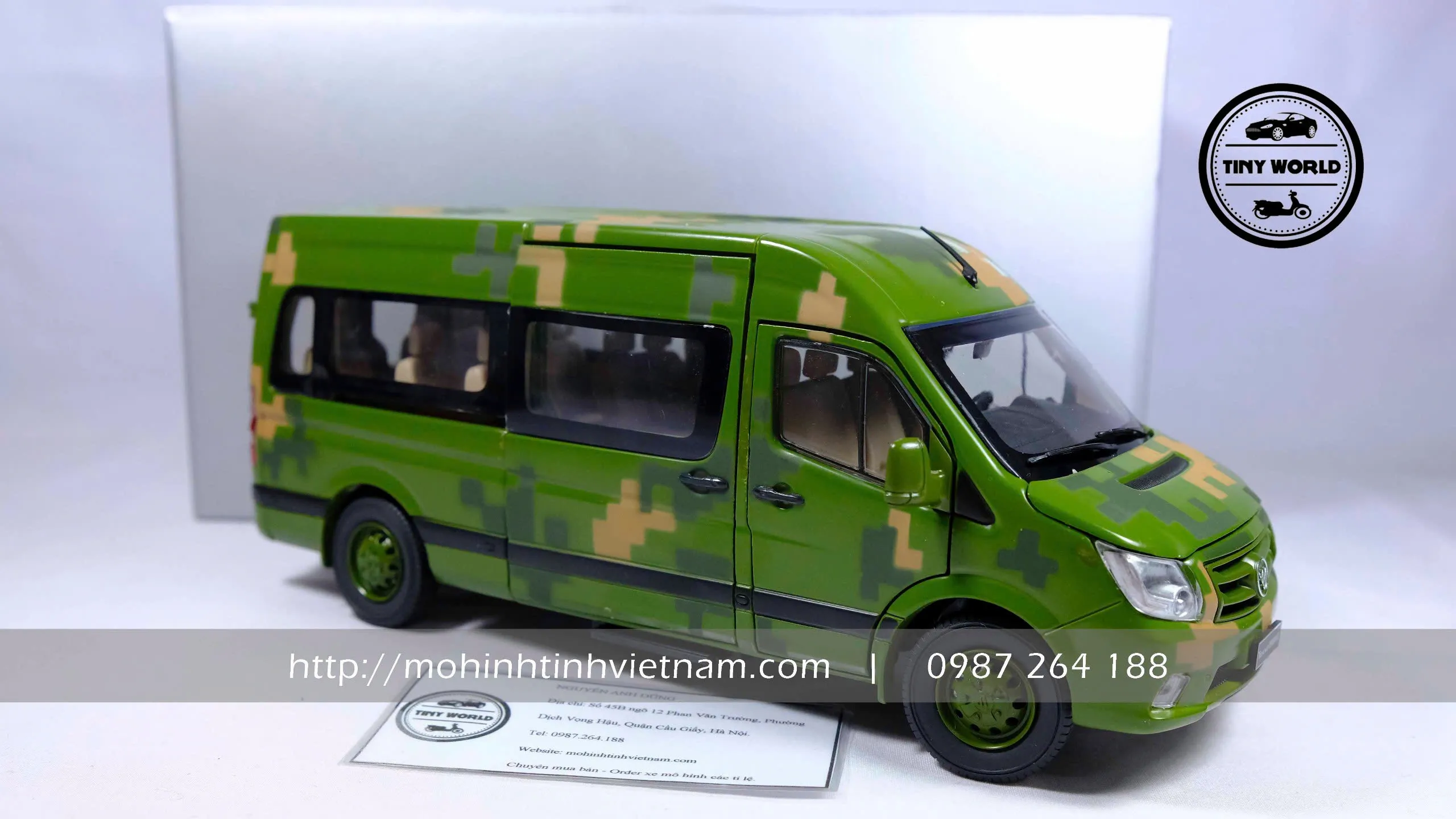 MÔ HÌNH Ô TÔ FOTON TOANO (XANH) 1:24 DEALER