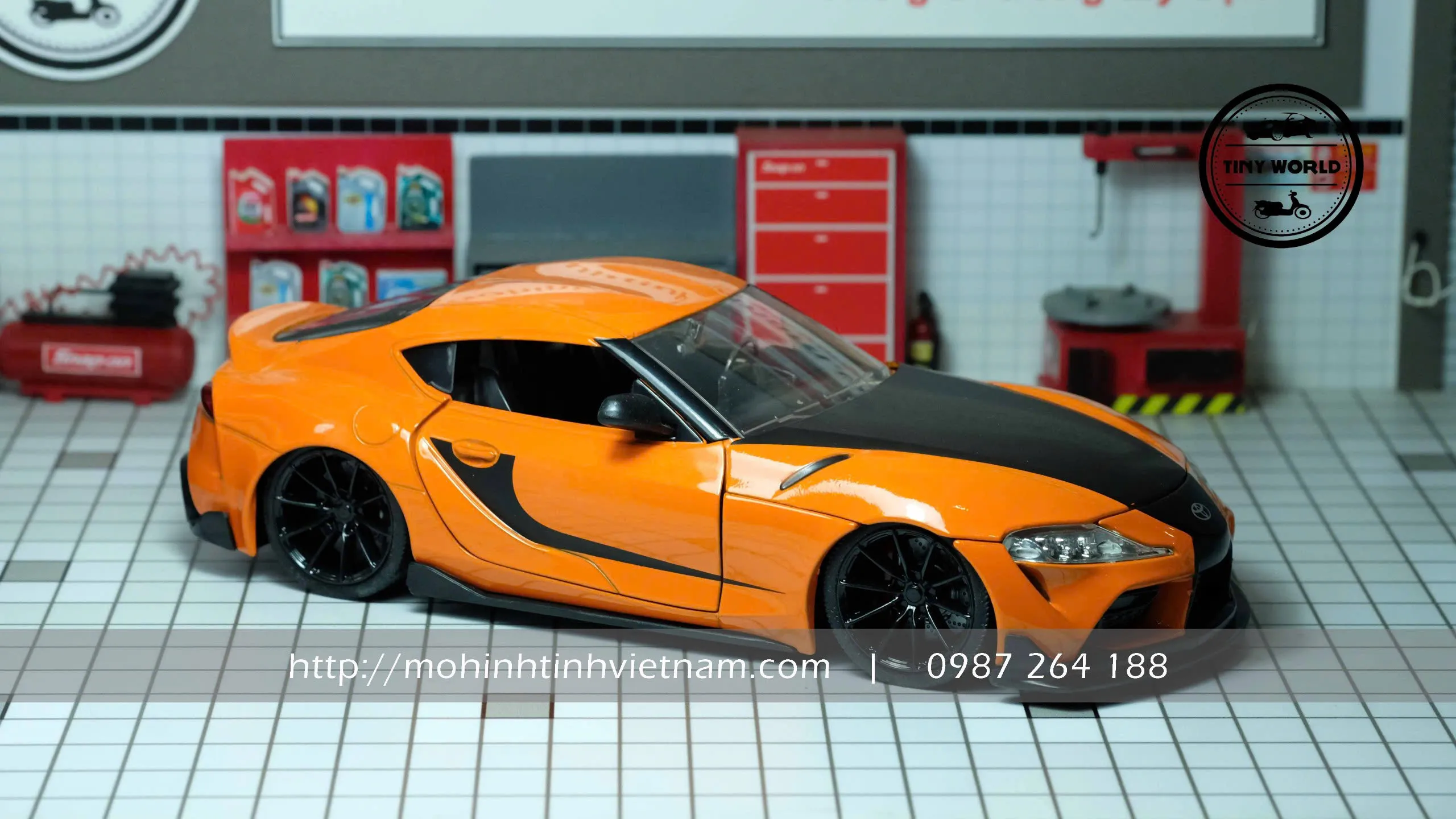 MÔ HÌNH Ô TÔ TOYOTA GR SUPRA (CAM) 1:24 JADA