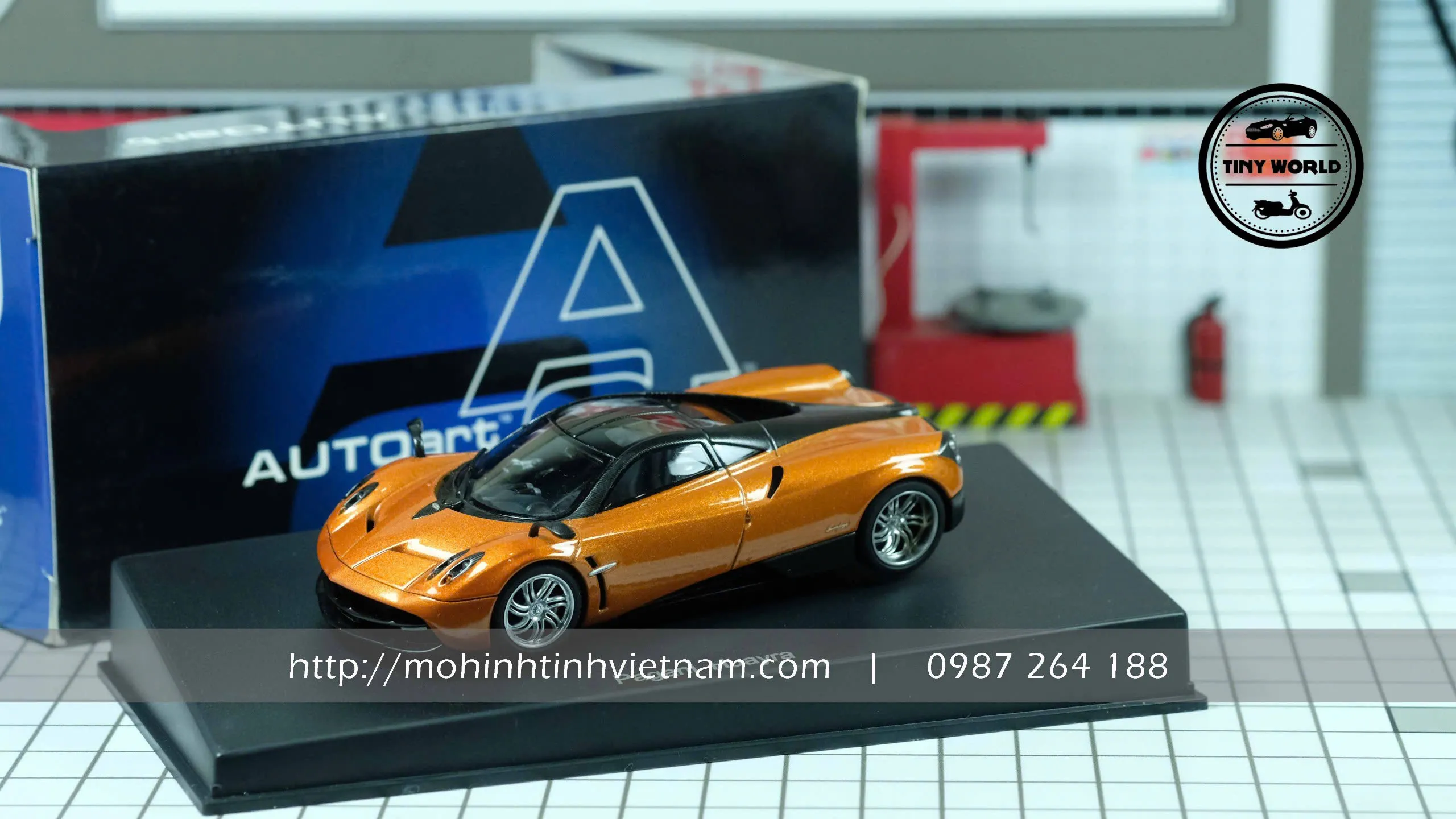 MÔ HÌNH Ô TÔ PAGANI HUAYRA (CAM) 1:43 AUTOART
