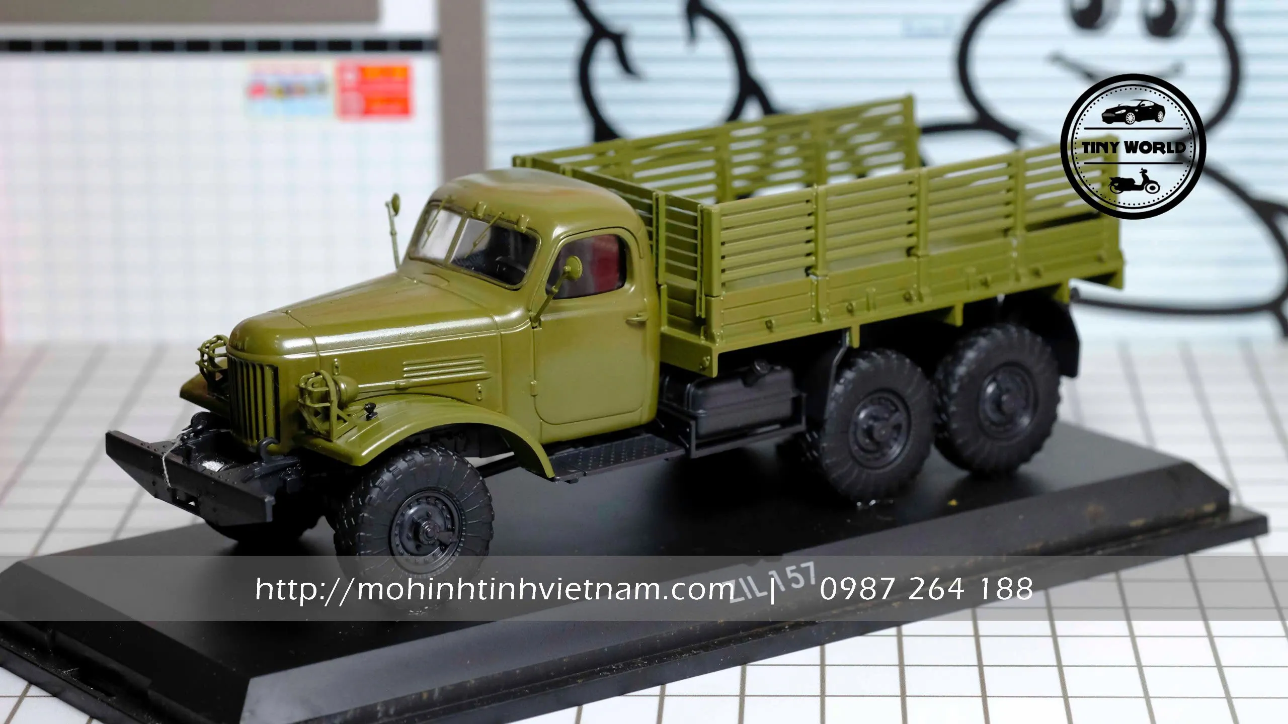 MÔ HÌNH Ô TÔ ZIL 157 (XANH) 1:43 SSM